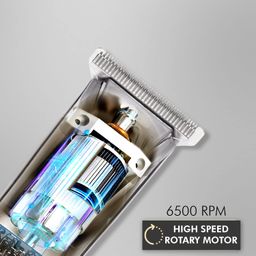 VEGA PROFESSIONAL Men Pro Edger Hair Trimmer For Salon With 6500 Rpm High Speed Rotary Motor, Detachable Stainless Steel T-Wide Blade, 0.1Mm Ultra Close Cutting Length, (Vpvht-02) image 5