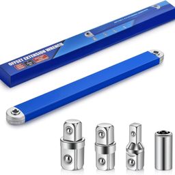 bk 10 import & export BK10 IMPORT & EXPORT Socket Wrench Set | Offset Extension Wrench Universal Fit Small Space 15" Socket Tool | Multi-Purpose | Universal for Small Place image 1