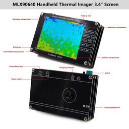 Thermal Imaging Camera, Handheld Thermal Camera with 320x240 IR Resolution, 2.8 LCD Screen, 8Hz Refresh Rate, Rechargeable Infrared Thermal Imager for Temperature Anomalies image 3