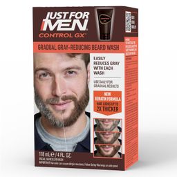 Just For Men Control Gx Grey Reducing Beard Shampoo for Mustache & Beard, 4 Ounce image 1