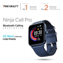 Fire-Boltt Ninja Call Pro Smart Watch Dual Chip Bluetooth Calling, 42.92mm (1.69 inch) Display, AI Voice Assistance with 100 Sports Modes, with SpO2 & Heart Rate Monitoring image 2