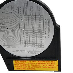 AASONS Slope Inclinometer Angle Finder Slope Protractor Tilt Level Meter Clinometer Gauge Measuring Gauging Tools Angle Locator (4 Inch, With Magnet Base) image 2