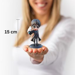 Tinion|| Harry Potter with owl Action Figure Special Edition Action Figure for Car Dashboard, Decoration, Cake, Office Desk & Study Table (Pack of 1) (Height-16cm) image 3