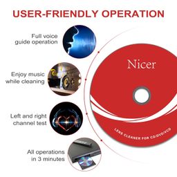 CD Player Laser Lens Cleaner, Disc Cleaning Set for CD/VCD/DVD Player, CD Discs, Set 1 image 4
