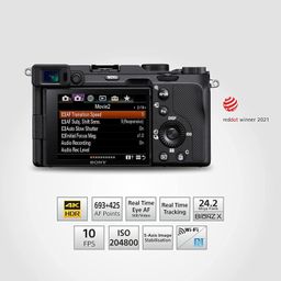 Sony Alpha Ilce-7C Compact Full Frame 64 GB Camera | 4K with Flip Screen, Light Weight | Real Time Tracking |Content Creation - Silver image 3