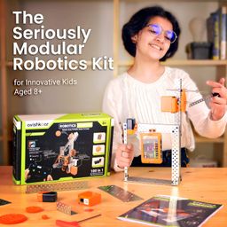 Avishkaar Robotics Starter Kit, 100-in-1 DIY STEM Metal Kit, Multicolor, 100+ Parts, Learn Robotics, Coding & Mechanical Design, For Kids Aged 10-14, Made in India, Educational DIY STEM Kit image 2
