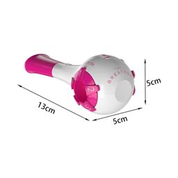 SECRET DESIRE Creations Lung Exercise Device Exerciser Natural Breathing Trainer Adjustable Red image 3