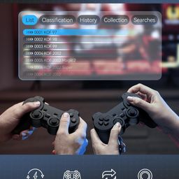 XIVON Wireless video games for tv gaming Retro gaming console with Game Stick 1080p Plug & Play Set for 2 player with 9Emulator for Kids & Old School Station Video Game image 5