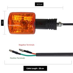 VTRUST Blinker Indicator Assly. Compatible for Hero Splendor Plus (Pack of 4) image 5