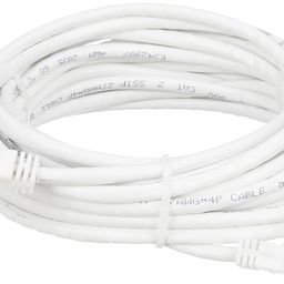amazon basics ‎5.3 Volts RJ45 Cat-7 Network Ethernet Patch/Lan Cable For Security Camera - 25 Feet (White) image 3