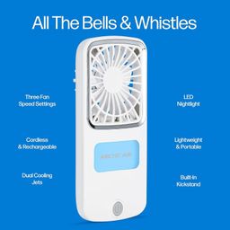 PureKing Arctic Air Freedom Portable Personal Air Cooler – Compact and Efficient Cooling Solution for Hot Days On-the-Go image 3