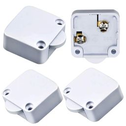 NEXT GEEK Wardrobe switch Cabinet Lamp Switch Automatic Door Switch Push to off White - Pack of 4 (2 Year warranty) image 1