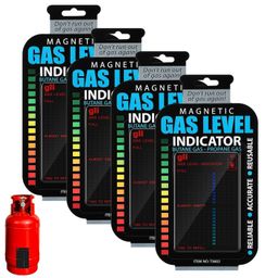 vinishq ViNishq® Magnetic Propane Gas Cylinder Level Indicator | Reusable Fuel Tank Gauge & Leak Detector for Home & Kitchen Use | Easy-to-Read Safety Tool for Daily Gas Monitoring- Pack of 1 image 1