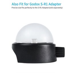 hanumex Hanumex® Magnetic Dome Diffuser for Godox Z1 Round Head Speedlite | Easy Snap-On Flash Modifier for Z1-S, Z1-N, Z1-C & M12 | Perfectly Designed Dome Light for Soft, Even Lighting in Photography image 5