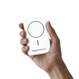 amazon basics Amzon Basics 10000mAh 20W Fast Charging Power Bank and 15W Wireless Output | Type C Power Delivery (Input & Output) Quick Charge| Two Way Fast Charge | Made in India (White) image 1