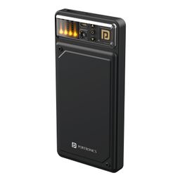 Portronics Luxcell C 10K 10000 mAh 22.5W Fast Charging Power Bank, Ultra Slim Power Bank with Mach USB-A Output, Type C PD Output, Type C Input, LED Indicator, Wake Up Button (Black) image 1