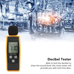 UniMarket® Decibel Meter, Digital Sound Level Meter, 30‑130dBA Noise Measurement with Large LCD Screen Display ±1.5dB Noise Detector for Manufacturing, Office, Classroom, Home image 4