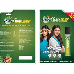 Zandu Roll-On for Headache, 9ml image 4