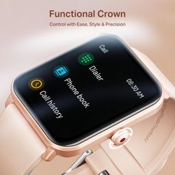 boAt Wave Call 2 with 1.83” HD Display, Advanced BT Calling, Functional Crown, Cloud & Custom Watch Faces, Multiple Sports Modes, IP67, HR, Sleep & SPO₂ Monitor Smart Watch(Orchid Blush) image 3
