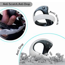 Controller Cover Skin Compatible for PS VR2 Sense Controller, Anti-Bumping Silicone Soft Ring Cover with PlayStation PSVR2 Controller Protection image 5