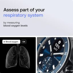 Withings ScanWatch Nova, Heart Health Hybrid Smartwatch for Men & Women - ECG, with SPO2, Temperature Monitoring, Sleep, Respiratory Health, Cycle Monitoring, 30-Day Battery Life, iOS & Android, Blue image 5