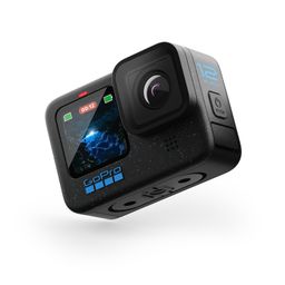 GoPro Hero12 Waterproof Digital Action Camera with Front&Rear LCD Screens,5.3K60 Ultra Hd Video,Hypersmooth 6.0+Autoboost,Live Streaming with Enduro Battery(1-Yr +1-Yr India Warranty),Black image 1