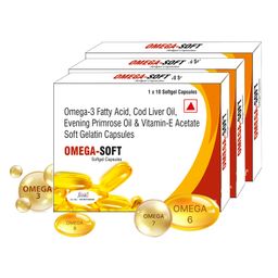 Knoll Healthcare Omega 3 Fish Oil 700 Mg For Men And Women Antioxidant & Energy,Stamina & Immunity & Maintains Bone & Joint Health,Fatty Acid,Epa 360 Mg Dha 240 Mg (3X Strips),3 Count,10 Capsules image 1