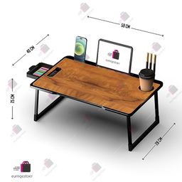 TORT Office Table for Home/Writing Desk for Office/Folding Table for School/Folding Study Table/Work from Home Multipurpose Table (Wood COTTED), 20x12 cm image 3