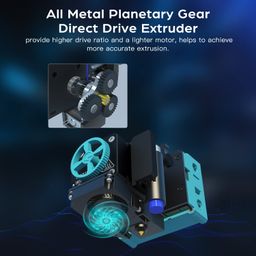 Sovol SV06 3D Printer with All Metal Hotend Planetary Dual Gear Direct Drive Extruder 25-Point Auto Leveling PEI Build Plate 32 Bit Silent Board Printing Size 8.66 * 8.66 * 9.85 inch image 2