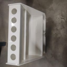 NS Micropipette Stand with Tips Drawer, For Chemical Laboratory, Capacity: 6 Pipette White Colour image 3