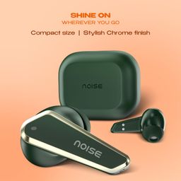 Noise Buds N1 in Ear True Wireless Earbuds with Chrome Finish, 40H of Playtime, Quad Mic with Enc, Ultra Low Latency(Up to 40 Ms), Instacharge(10 Min=120 Min), BT V5.3(Forest Green) image 3