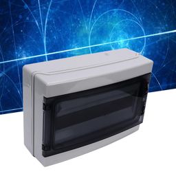 Outdoor Waterproof 18-Way Power Distribution Box, IP65 Rated, Ideal for Circuit Breaker MCB Power Distribution in a Waterproof Enclosure, Easy Installation and Usage image 2