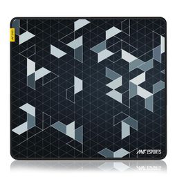 Ant Esports Prism Mouse Pad with Anti-fray Stitching, Waterproof Surface & Non-Slip Rubber Base with Stitched Edges Gaming Mouse Mat for Laptop, Compatible with Laser and Optical Mice – Black image 1