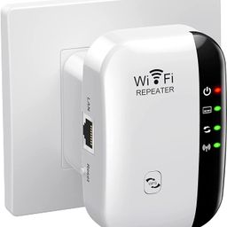 vaiyi WiFi Extender Signal Booster, Covers Up to 3000sq.ft and 35 Devices, WiFi Range Extender, WiFi boosters for The House,with Ethernet Port, Easy Setup,Router Extender for Wireless Internet image 1