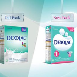 Dexolac Infant Formula Milk Powder for Babies - Stage 1 (Upto 6 months) - with FOS and 36 Vital Nutrients - 400g - BIB Pack image 2