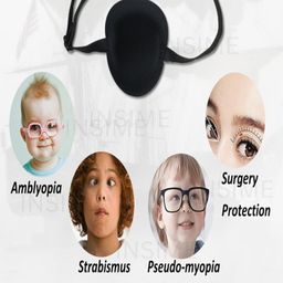 insime Pirate eye patch for kids | Adjusable Eye patches for lazy eye | Soft 3D Groove design Eye patches for left or right eyes (Pack of 2) image 4