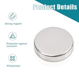 Snoogg 30 Pc pf 10x2 mm Rare Earth Magnets Neodymium Disc Magnet for Whiteboard Fridge, Crafts,Whiteboard, DIY, Science, Office Use for 14 year age and above (Use for 14 year age and above only) image 5