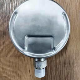 "Ji" Japsin Instrumentation Capsule Pressure Gauge 4" Dial, Range 0 to 5000 mmWc with Dual Scale of 0 to 500 mBar, Direct Mounting Bottom Entry, Connection 3/8" BSP (M), SS Material image 4