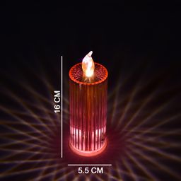 OMNIDOTS Candle Lights (Multicolor): Big Simple Candles for Stylish Home Decoration and Relaxing Atmosphere image 5