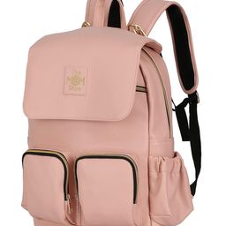 the mom store Diaper Bag | For Travelling Mothers | High-Density PU Material | Waterproof Lining | Multiple Pockets | Tin Foiled Lined Pockets | Maximum Volume image 3