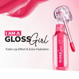 mila beauté Gloss Girl Lip Gloss | Enriched With Mango Seed Butter & Hyaluronic Acid | Light Weight & Non-Sticky Formula | Gives Fuller-Lip Effect & Extra Hydration | High Shine Finish-That's Me, 2.8 ml image 2