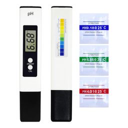 Shapure Digital PH Meter, PH Meter 0.01 PH High Accuracy Water Quality Tester with 0-14 PH Measurement Range for Household Drinking Water,Aquarium,Swimming Pools (white) image 1