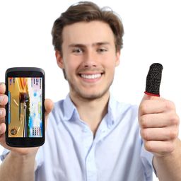 Premium PUBG Mobile Gaming Trigger Fire and Aim Button Game Shooter, Sensitive Shoot for PUBG| Free FIRE| Call of Duty| BGMI Compatible with All Smartphones -(with Shark)-3 Pair Sleeves image 5