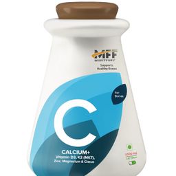 MyFitFuel Calcium & Vitamin D 3, K2 (MK7), Zinc, Magnesium & Cissus. Calcium For Women & Men (120 Tablets) image 1