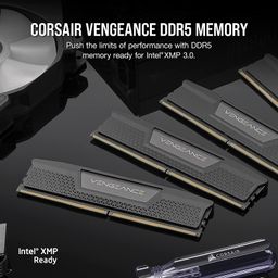 CORSAIR Vengeance DDR5 RAM 32GB (2x16GB) 6400MHz CL32 Intel XMP iCUE Compatible Computer Memory - Black (CMK32GX5M2B6400C32) image 2