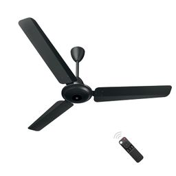 atomberg Ameza 1200mm Classic BLDC Ceiling Fan with Remote | 5 star | High Air Delivery | LED Speed Indicator | Low Noise | Classic Design with Power Saving | 2-Year Warranty (Gloss Black) image 1