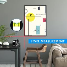 Laser Level, Semlos Multipurpose Line Laser Leveler Tool Cross Line Lasers With 8FT/2.5M Standard Measure Tape and Metric Rulers for Hanging Pictures Tile Walls image 5