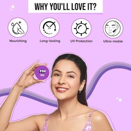 SUGAR POP Longwear Matte Compact | For Fair To Medium Skin Tone | Packed with Castor Oil & Vitamin E | UV Protection, Pore Minimizing | Medium Coverage | 9gm - 02 Beige image 4