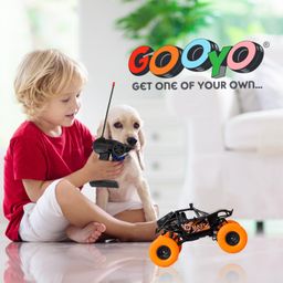Gooyo GY-23 Remote Control Rock Crawler Toy | RC Monster Car 4x4 Soft and Elastic Rubber Tires | Rechargeable Batteries | Orange | Power Source: Lithium Battery in Car Included image 3