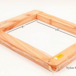 sumikrafts Screen Printing kit for Beginners: Screen Printing Ink PVC std Silver 250gm+Screen Frame Small 8”x10 pre Stretched mesh no 16- for Graphic Arts Screen Printing image 4